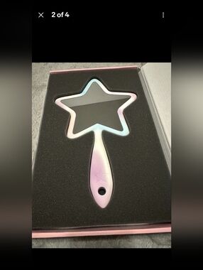 Jeffree Star Tie Dye Hand Held Star Mirror New Open Box